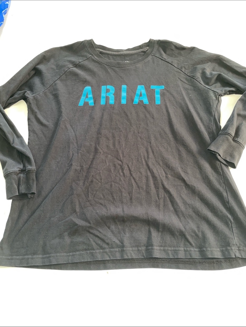 Ariat black long sleeve shirt mens XL